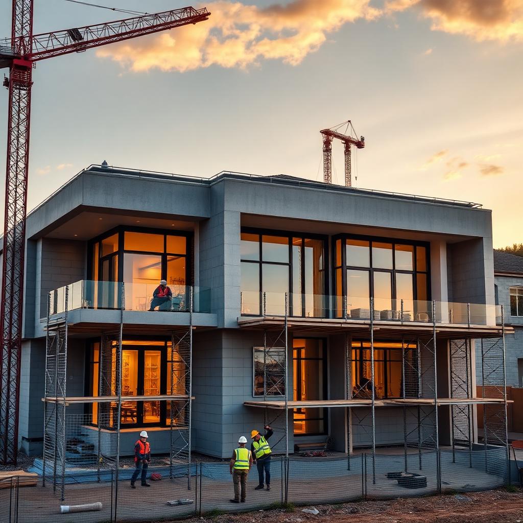 Villa construction